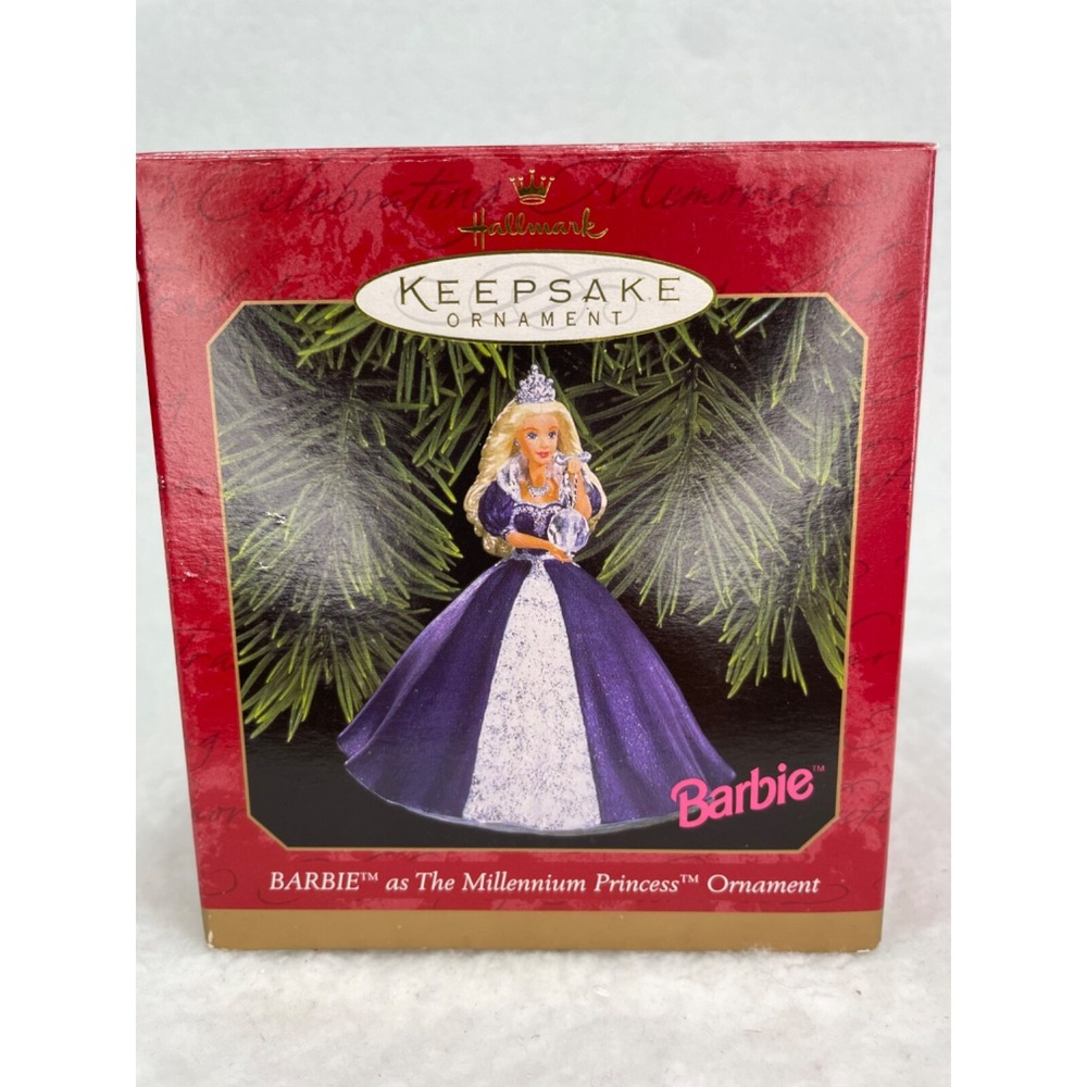 Hallmark Keepsake Barbie as The Millennium Princess 1999 Ornament